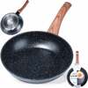 Graniitkattega praepann Vilde Black&Wood, 20 cm