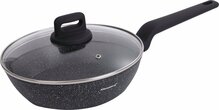 Praepann kaanega Klausberg KB-7666, marmor, must, 24 cm