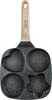 Marmorpann Klausberg KB-7807, must, 19 cm, 4 sektsiooniga