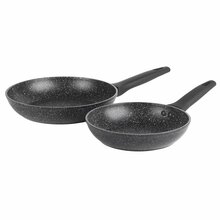 Pannide komplekt Russell Hobbs RH00490MOB, marmor, must, 20 ja 24 cm