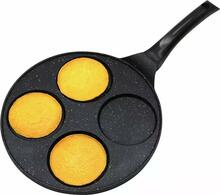 Pannkoogipann Kinghoff KH-1671, marmor, must, 26 cm