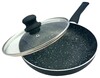 Marmorist pann Kinghoff KH-3958, must, 26 cm
