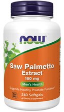 NOW Foods Saw Palmetto ekstrakt, 160 mg, 240 kapslit