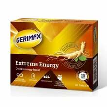 Gerimax Extreme Energy, 30 tabletti