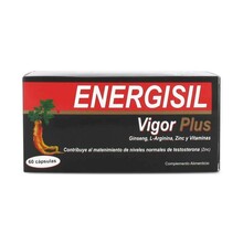Energisil Vigor Plus, 60 kapslit