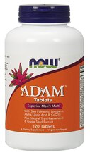 Now Foods ADAM multivitamiin meestele, 120 tabletti