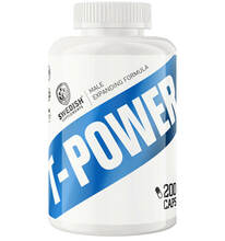 Swedish Supplements T-Power, 200 kapslit