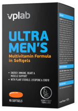 VPLAB Ultra Mens Sport Multivitamin formula, 90 pehmekapslit