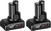 Bosch akukomplekt GBA 12V 2x6,0 Ah