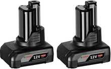 Bosch akukomplekt GBA 12V 2x6,0 Ah