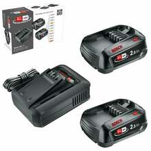 Bosch Starter Set 18V, 2x2.5Ah akud, AL18V-44 laadija, 1600A031T5