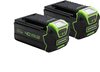Akude komplekt Greenworks G40BK4X, 40V, 4.0Ah, Li-ion, 2 tk