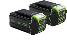Akude komplekt Greenworks G40BK4X, 40V, 4.0Ah, Li-ion, 2 tk