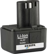 Aku Gesipa Li-ion 14,4V 2,0Ah