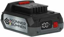 Akulaadija Konner & Sohnen KS 20V2-1, 20V, 2Ah, LCD