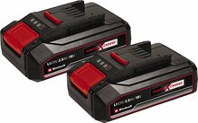 Aku Einhell Power X-Change Twinpack, 18V, 2x 2,5Ah, punane/must