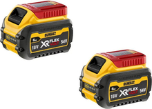 DeWalt aku tööriistadele DCB546T2-XJ, 18/54V, 6.0/2.0Ah, FlexVolt, komplekt 2 tk