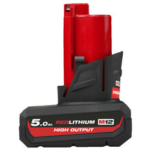 Aku Milwaukee M12 HB5, 12V, 5.0Ah