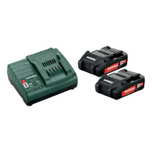 Metabo aku 18V 2.0Ah x2 + laadija SC 30, 685161000