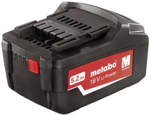Metabo aku Power Extreme, 18V, 5,2Ah, Li-ion