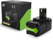 Green Cell aku tööriistadele Ryobi ONE+ RB18L40, 18V, 4Ah, Li-ion