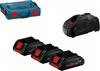 Bosch aku 18V 3x4,0Ah GBA Procore + GAL 1880CV laadija + L-BOXX 102 (B0615990L1R)
