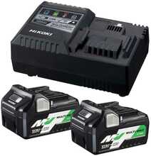 Akukomplekt Hikoki UC18YSL3WHZ, 36/18V, 2x2,5/5,0Ah, Li-ion