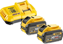 Akukomplekt DeWalt DCB118Y2-QW, 18/54V, 2x12.0Ah aku ja laadija