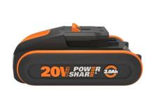 Aku Worx WA3639, 20V, 2.0Ah, Li-ion