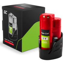 Green Cell aku Milwaukee M12 M12 B3, 12V, 3Ah