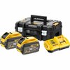 Akude ja laadija komplekt DeWalt DCB118Y2T-QW, 2x 12Ah, 54V, FlexVolt, laadija DCB118, kohver