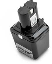 Akumulaator Powery Bosch 26073335010, 2607335014, 2607335021, 2607335158, 12V, 3.0Ah, NiMH, GSB12VE, GBM12VE, GSR12WE jaoks