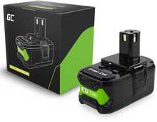 Green Cell aku tööriistadele Ryobi RB18L50, 18V, 5Ah