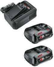 Gardena aku ja laadija komplekt Quick Charger AL 18V-44 P4A, 2x2.5Ah