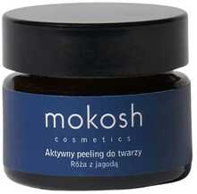 Nahahoolduskoorija Mokosh Active Face Scrub Rose & Blueberry, 15 ml