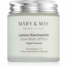 Mary & May Lemon Niacinamide Glow Wash Off Pack, 125 g