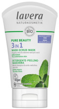 Lavera puhastusemulsioon, koorija ja mask 3v1, 125 ml