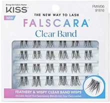 Kunstripsmed Kiss Falscara Multipack, Clear Band, 24 tk
