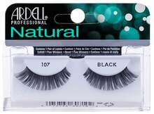 Kunstripsmed Ardell Natural 107, must, 1 paar