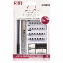 Ripsmepikenduste komplekt Kiss My Face Lash Couture LuXtension Cluster Kit, 40 tk