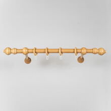 Kardinapuu komplekt Hesora Bergamo, 200 cm, 28 mm, hele tamm
