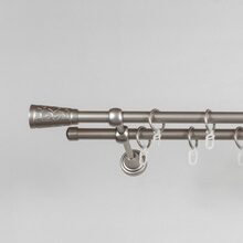 Metallist kardinapuu Hesora Sevilla-Picolo, 200 cm, 16 mm, hõbe, topelt