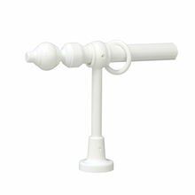 Kardinapuu komplekt Hesora Standart, 160 cm, 28 mm, valge, plastik