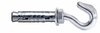 Inkarpolt konksuga 10 x 45 mm, 50 tk
