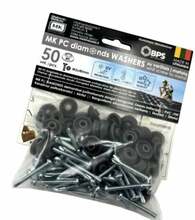 Puidukruvi Baltic Plastic Solutions MK PC Diamonds 5 x 50 mm, hall, 50 tk