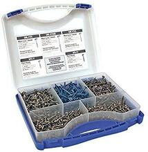 Kruvikomplekt Kreg SK03-INT Project Kit, 4,2 x 25-64 mm, sinine/hõbe, 675 tk