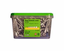 Puitkruvid nurkadele Essve Corrseal 5 x 40 mm, TX20, hall, 250 tk