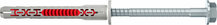 Tüübel kruviga Fischer DuoXpand FUS, 8 x 80 mm, hõbe, 4 tk