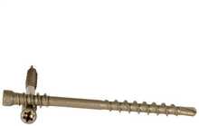 Terasest terrassikruvid Robus, 4,2 x 60 mm, TX15, pruun, 350 tk