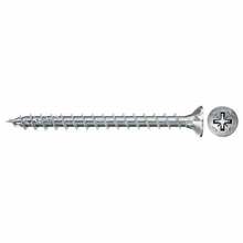 Puidukruvid Fischer FPF II CZF, 4,0 x 40 mm, valge tsink, 1000 tk
